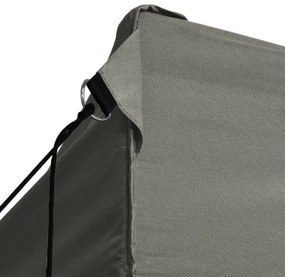 Tenda 3x4 m Paddock Dobrável Pop-Up com Estrutura em Aço - Cinzento