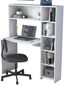Secretária de Estudo HA104 – Branco – 113,2x141,8x40 cm
