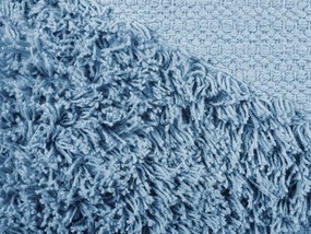 Conjunto de 2 almofadas decorativas em algodão azul 45 x 45 cm RHOEO Beliani