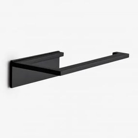Porta-rolos Para Casa De Banho Em Aço Inoxidável Jalter Preto Mate - Sklum