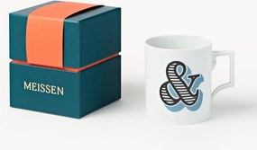 Westwing x MEISSEN, Caneca artesanal com motivo decorativo Initials