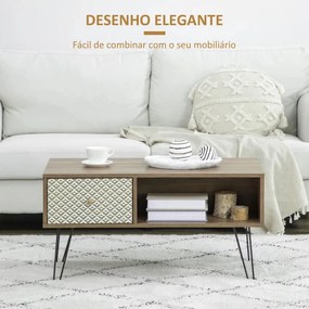 Mesa de Centro Blu - Design Boho Chic