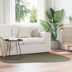 Tapete "HUARTE" Pelagem Curta Macia e Lavável Verde Floresta 120x170 c