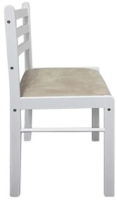 Conjunto de 2 Cadeiras Kitchen - Branco - Design Contemporâneo