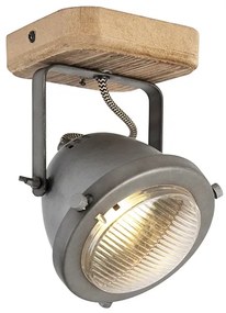 Projetores industriais em aço com madeira inclinável - Emado