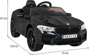 Carro elétrico para Crianças 3 a 7 anos 24V Bmw M5 DRIFT Preto