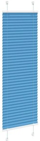 plissado cego azul 45x150 cm Largura do tecido 44,4cm Poliéster