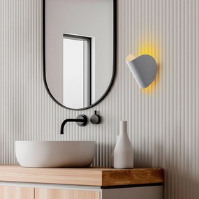 Lâmpada de Parede Heybe – Cinza – 17cm x 12cm x 13cm