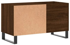 Armário p/ discos 85x38x48 cm deriv. madeira carvalho castanho