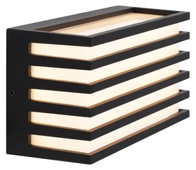 Candeeiro de parede exterior moderno preto incl. LED IP65 - Jail Moderno