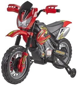 MOTO CROSS BATERIA 6V FEBER - FE11250 VERMELHA