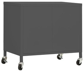 Armário de arrumação aço 60x35x56 cm antracite