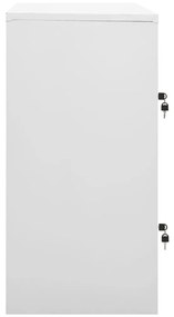 Cacifo 90x45x92,5 cm aço cinzento-claro e azul