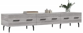 Móvel de TV 150x36x30 cm derivados de madeira cinzento sonoma