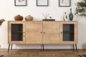 Console Wire – Oak – 180 cm x 81 cm x 41 cm