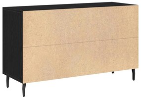 Buffet vidaXL Preto Carvalho 100x36x60 cm Madeira