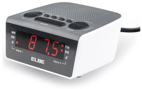 Rádio Despertador ELBE CR-932 AM/FM Branco