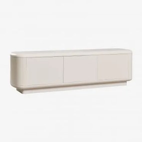 Móvel Tv 160x40 Cm Em Mdf Cixila Gardénia Branco - Sklum