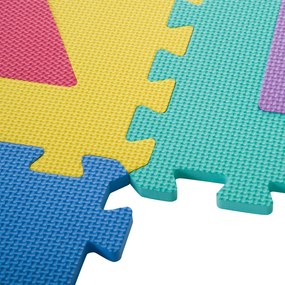 HomCom® Tapete Puzzle Colchão suave para Crianças 3.24㎡Borracha de espuma EVA