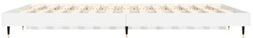 Estrutura de cama 140x190 cm derivados de madeira branco
