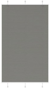 Antracite Plissada Cega 120x200 cm Largura Tecido 119,4 cm