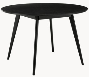 Mesa de jantar redonda em madeira de seringueira Yumi, Ø 115 cm