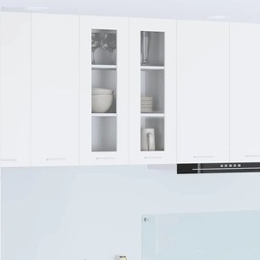 vidaXL Armário suspenso Riga Branco 60 x 31 x 80 cm Madeira processada