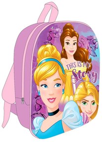 Mochila 3D Princesas Disney 30cm DISNEY