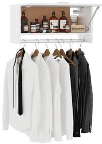 Roupeiro 70x32,5x35 cm derivados de madeira branco