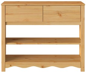 Mesa de Consola vidaXL "DRAMMEN" 89,5x37x73 cm Madeira Sólida de Pinhe