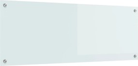 vidaXL Proteção de Cozinha Branco 110 x 40 cm vidro temperado