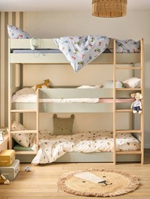 Beliche triplo Complice 90x200cm verde-água