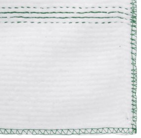 Panos de Limpeza 10 pcs 50x60 cm branco com riscas verdes