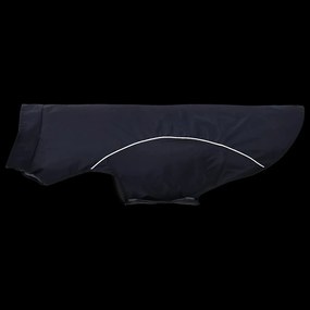 Capa de chuva para cães com tiras reflectoras azul-marinho 4XL