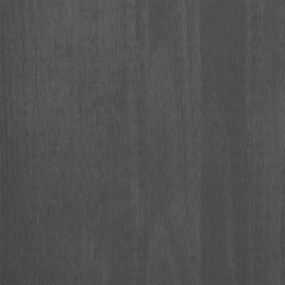 Mesas cabeceira HAMAR 2pcs 40x35x62cm pinho maciço cinza-escuro