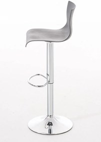 Banco de bar Hoover 39 x 84-104 x 36 cm Cinzento