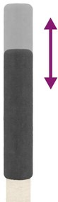Árvore gatos altura ajust. chão-teto 263,5-289,5cm cinza-escuro