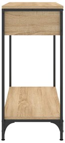 Mesa consola 75x34,5x75 cm derivados de madeira carvalho sonoma