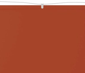 Toldo vertical 140x360 cm tecido oxford cor terracota