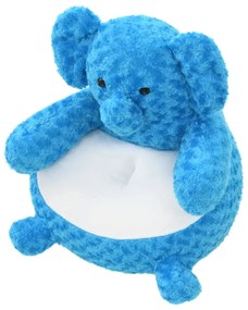 Elefante de peluche azul