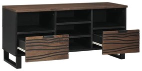 Armário de TV 100x33.5x46 cm em madeira sólida e engenheirada