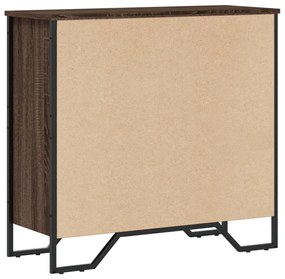 Estante 80x31x74,5 cm derivados de madeira carvalho castanho