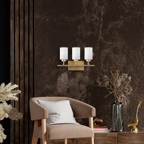 Candeeiro de Parede Yensuk – Dourado – 46 x 15 x 28 cm