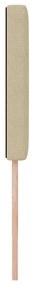 Cabeceira vidaXL Design Simples Verde Claro Cinza 100 cm Tecido de Cor