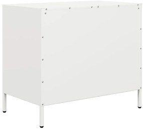 Aparador 68x39x58,5 cm aço laminado a frio branco