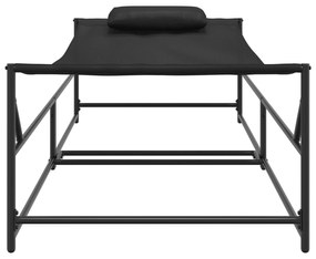 Espreguiçadeira de Jardim - Antracite - 200x74x73 cm - Aço &amp; Textilene