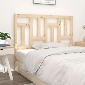 Cabeceira de cama 140,5x4x100 cm pinho maciço