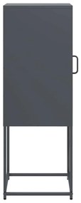 Aparador 36x39x107 cm aço laminado a frio antracite