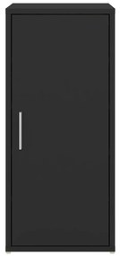 Sapateiras 2 pcs 32x35x70 cm contraplacado preto