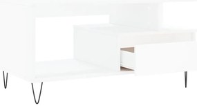 Mesa de centro 90x49x45 cm derivados de madeira branco
